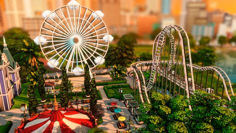 Amusement Park - The Sims 4 Rooms / Lots - CurseForge Sims 4 Amusement Park, Sims 4 Park, Sims 4 Rooms, Kerbal Space Program, App Home, Save File, Parc D'attraction, Best Mods, World Of Tanks