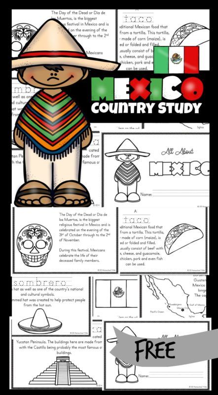 FREE Mexico Printables - Kids will be fascinated as they learn about the country of Mexico with these free printable Mexico for Kids books. Included are pictures to color and information about the culture, way of life and interests. These are a fanatic resource for kindergarteners, grade 1, grade 2, grade 3, and grade 4 students. Mexico For Kids, Reading Crafts, Japan For Kids, Mexico Crafts, Country Study, Mexico Country, Italy For Kids, Geography For Kids, Country Studies