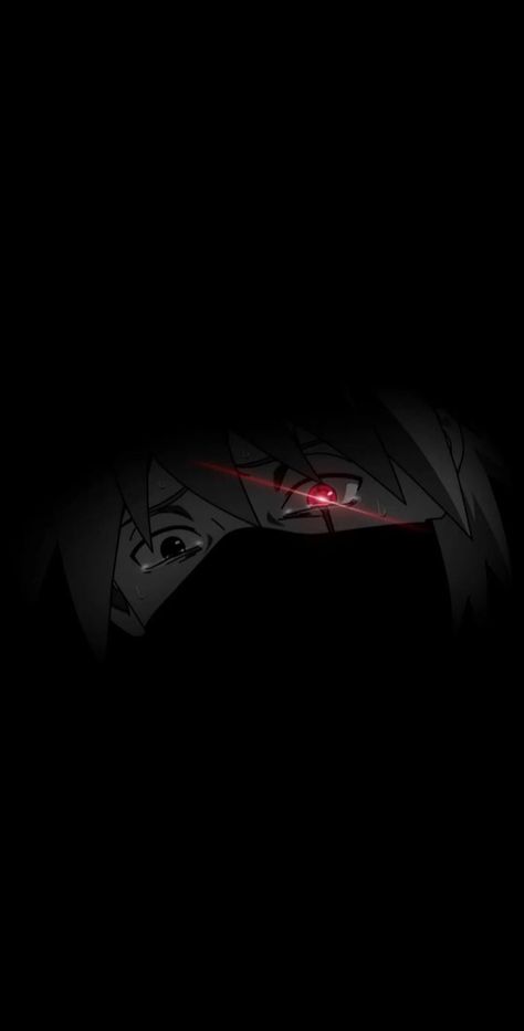 Kakashi Wallpaper Dark, Coldest Anime Wallpaper, Naruto Dark Aesthetic, Kakashi Hatake Eyes, Itachi Dark Wallpaper, Kakashi Wallpaper, Kakashi Hatake Wallpapers, Alone Wallpers Phone, Naruto Cool