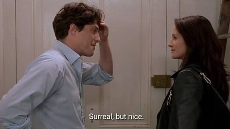 2000s Romcom Movies, Nothing Hill Movie, Notting Hill Movie Aesthetic, Notting Hill Aesthetic, Notting Hill Film, Notting Hill Movie, Notting Hill Quotes, Rom Coms, Hugh Grant