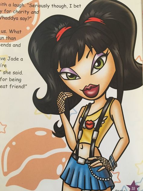 Bratz Cartoon, Bratz Art, Jade Bratz, Bratz Jade, Blonde Hair Cartoon, Bratz Characters, Bratz Doll Outfits, Bratz Girls, Anniversary Pictures