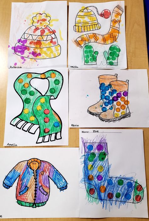 Today kids design their own winter' clothes . There’s a hat, Jaket , socks , scarf and Boots . Check out my Simple & Slow Living Board on my page . And visit my YouTube Channel. Winter Wear Crafts For Toddlers, Clothing Activities For Toddlers, Clothes Coloring Pages, Clothes Coloring, Toddler Winter Clothes, January Themes, Toddler Scarf, Snow Much Fun, Clothing Art