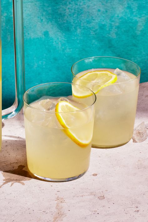 This homemade lemonade recipe shouldn't be relegated to the kids' table—it's tart, sweet, and intensely refreshing on a hot day. While this fresh lemonade needs no embellishments, it's also a versatile base for a host of summer drink recipes. Try adding two cups of frozen or fresh fruit like raspberries or peaches and an herb garnish. If you prefer a bit of sparkle, swap out half of the water in the base with club soda or seltzer. For a full-blown spritz, use only the sparkling water. Recipe With Limes, Best Lemonade Recipe, Fresh Lemonade Recipe, Homemade Lemonade Recipe, Catherine Cowles, Good Lemonade Recipe, Lemonade Slush, How To Make Lemonade, Lemon Peels