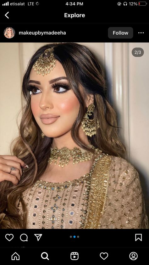 Backcombed Hairstyles Half Up, Pakistani Bridesmaids Hairstyle, Hair Styles For Sharara, Pakistani Bridesmaid Hairstyles, Sufi Night Hairstyles, Walima Hairstyles Bridesmaid, Heeramandi Hairstyles, South Asian Wedding Hairstyles, Sharara Hairstyle Ideas