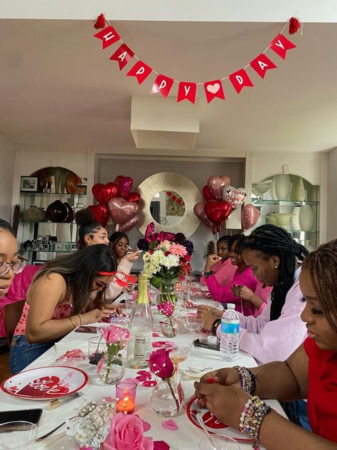 Galentines 2023, Galentines Event, Leo Goddess, Valentines Theme Party, Galentines Day Ideas, 17th Birthday Ideas, No Friends, Galentines Party, Celebrating Life