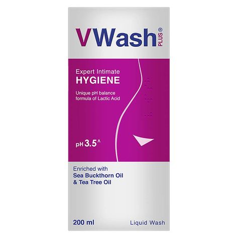 Helps Prevent unpleasant odour, itching and irritation in the intimate area.
VWash Plus is an Expert Intimate Hygiene wash for women, that maintains the pH level of your intimate area at 3.5. It has no paraben & SLS
VWash Plus is a 100% soap free, with no paraben and SLS
Vwash Plus- liquid intimate wash for women is enriched with Tea tree oil and Sea Buckthorn Oil 
VWash Plus is an intimate hygiene wash that can be used daily, during periods, pregnancy, and post working out. Intimate Hygiene, Daily Hygiene, Intimate Wash, Sea Buckthorn Oil, Personal Care Items, Sls Free Products, Tree Oil, Tea Tree Oil, All Skin Types