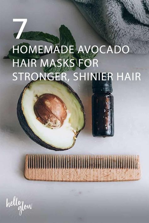 Get stronger, shinier hair with a homemade avocado hair mask Avocado Hair Mask Recipe, Hair Conditioner Recipe, Scalp Moisturizer, Avocado Mask, Hair Mask Recipe, Conditioner Recipe, Avocado Hair Mask, Avocado Hair, Limp Hair