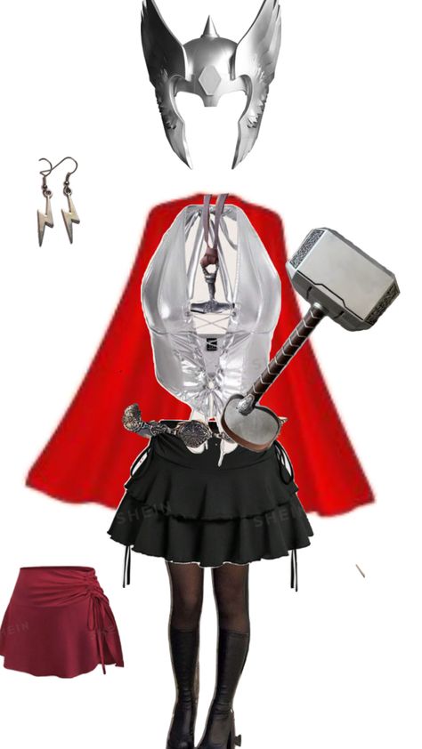 Thor Halloween Costume, Thor Halloween, Thor Girl, Thor Costume, Halloween Costumes For Girls, Halloween Girl, Girl Costumes, Thor, Halloween