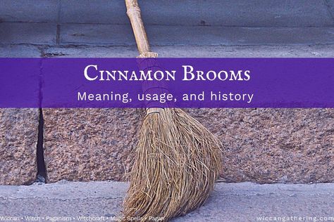 Cinnamon Brooms 🧹in Witchcraft: A Practical Guide How To Make A Cinnamon Broom, Cinnamon Broom Witchcraft, Witch Recipes, Cinnamon Broom, Yule Crafts, Kitchen Witch Recipes, Cinnamon Oil, Essential Oils Health, Wiccan Witch