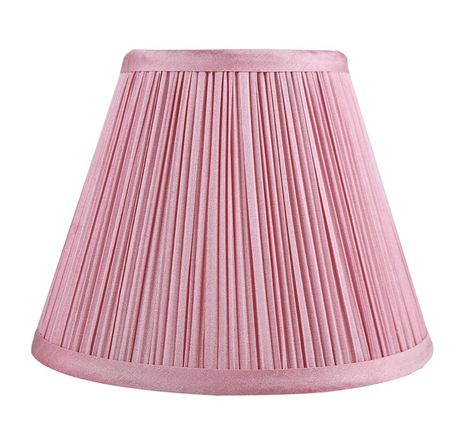 Charlton Home® Silk/Shantung Empire Lamp Shade ( Spider ) | Wayfair Pleated Lamp Shade, Pink Lamp Shade, Pleated Lamp, Pleated Lamp Shades, Stella Rosa, Pink Lamp, Standard Lamps, Drum Lampshade, Lighting Store