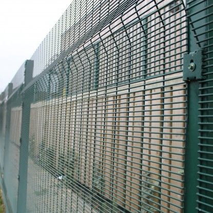 Zaun’s HiSec 358 profile mesh security fencing uses a popular ‘358’ welded mesh configuration to repel thieves, trespassers and intruders.  HiSec 358 Profile mesh is designed using our popular HiSec 358 high security fencing system, with the additional ‘V’ beam pressed within the mesh to add additional rigidity to the panel. The close 76.2 x 12.7mm open mesh 358 design ensures that this profile mesh is difficult to climb, and cut with anything other than power tools. Security Fencing, Mesh Fence, Wire Mesh Fence, Timber Fencing, Gas Pipeline, Mesh Fencing, Security Fence, Steel Fence, Fence Styles