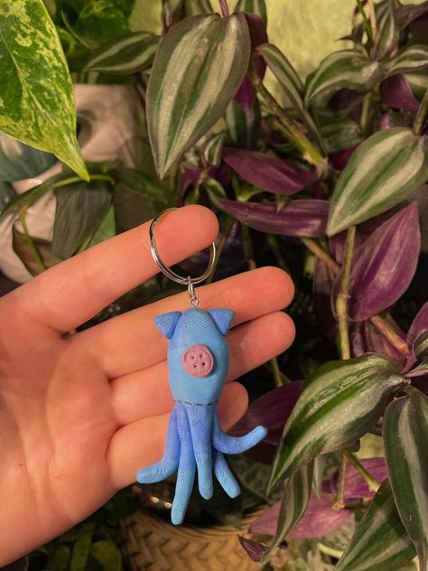 Coraline Squid Keychain Charm/coraline/stuffed Squid - Etsy Cool Clay Crafts, Coraline Clay Ideas, Coraline Clay Art, Coraline Keychain, Coraline Clay, Trinkets To Make, Cute Things To Make With Clay, Coraline Crafts, Cute Clay Art