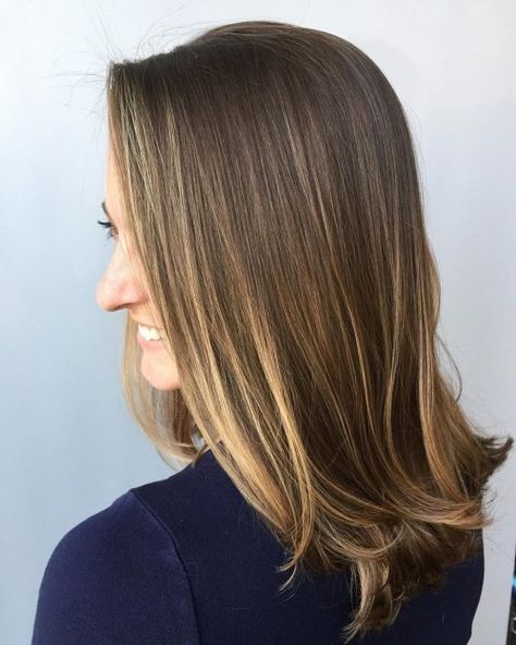 18 Balayage Straight Hair Color Ideas ... Balayage Straight Hair Brunette, Balyage Long Hair Brunettes, Straight Hair Color Ideas, Straight Hair Color, Balyage Long Hair, Partial Balayage, Balayage Straight, Red Balayage Hair, Brown To Blonde Balayage