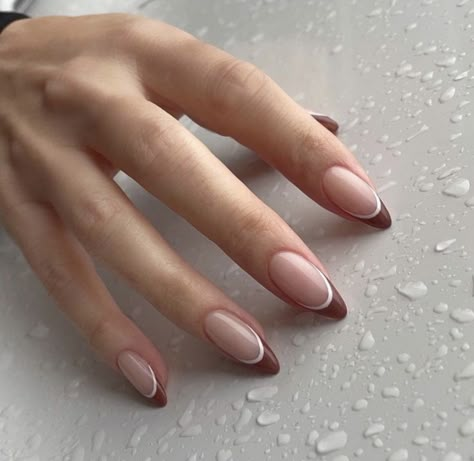 Nail Designs And Colors, Brown Nail Designs, Brown Nail, Hello Nails, Nude Nail Designs, Subtle Nails, Beige Nails, Simple Gel Nails, Acrylic Nails Coffin Short