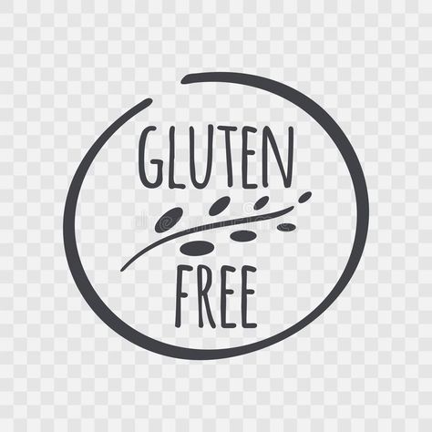 Gluten Free Symbol, Gluten Free Logo, Free Symbol, Bakery Sign, Healthy Life Hacks, Food Icon, Gluten Free Bakery, Gluten Sensitivity, Bakery Logo