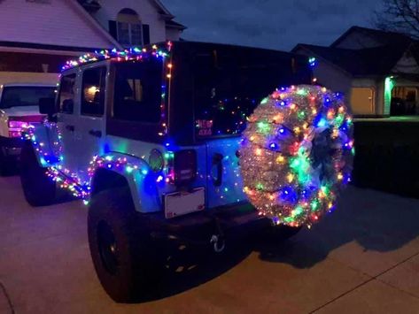 #rttcz #Christmas #christmasjeep #jeep #jeepwrangler #jeepjk #jeepjku #jeepjl #jeepjlu #decoratiedjeep #showjeep #Christmasgifts Christmas Parade Jeep Ideas, Christmas Jeep Wrangler, Jeep Christmas Parade Ideas, Jeep Wrangler Christmas Decorations, Decorate Jeep For Christmas, Jeep Christmas Decorations, Christmas Jeep, Jeep Christmas, Jeep Car