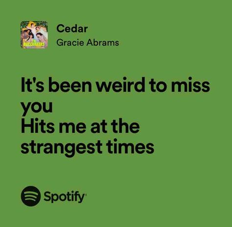 Cedar Cedar Gracie Abrams, Gracie Abrams Tattoo, Gracie Abrams Lyrics, I'm A Failure, Meaningful Lyrics, Song Suggestions, Soul Songs, Song Lyric Quotes, Spotify Lyrics