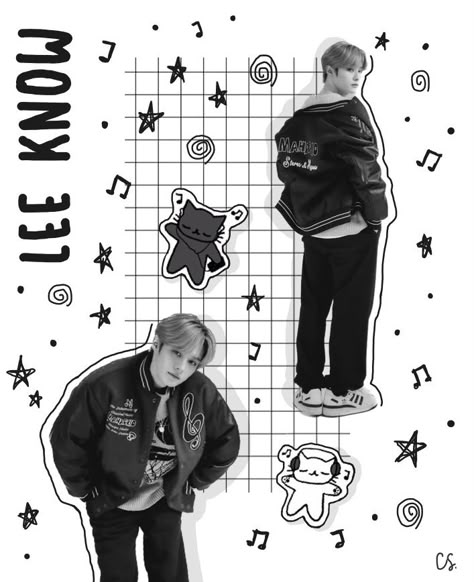 Lee Know Posters, Lee Know Black And White, Happy Mail Printable, Kids Phone Cases, Kpop Backgrounds, Scrapbook Printing, Cute Laptop Wallpaper, Pop Posters, Dorm Posters