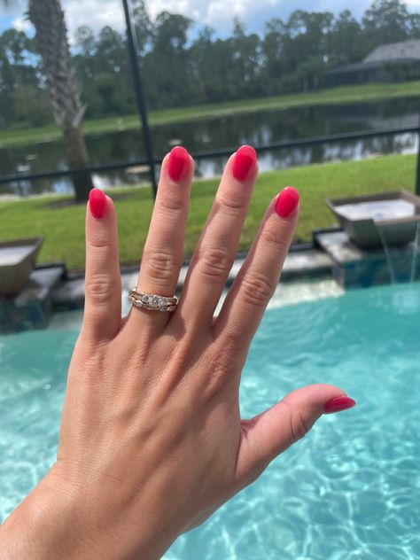 Watermelon colored nails for the end of summer Watermelon Colored Nails, End Of Summer Nails, Daily Nails, Daily Nail, Nails Inspo, End Of Summer, Nail Inspo, Summer Nails, Nail Colors