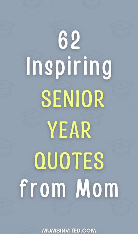 Start your high school/college senior year with the best, short senior quotes, sayings, & captions. This includes short senior sayings, senior year quotes, inspirational senior messages & motivational senior graduation quotes perfect for first day of senior year. Find ideas for sassy senior Instagram captions & funny yearbook quotes to share with friends. These memorable senior sunday captions are perfect for the last year of school. last first day of school senior year quotes. Inspiring Quotes For Seniors, Start Of Senior Year Quotes, Son Senior Year Quotes, Last School Year Quotes, High School Senior Words Of Wisdom, Motivational Quotes For Senior Year, Senior Year Of College Quotes, Inspirational Quotes For Senior Year, School Starts Quotes