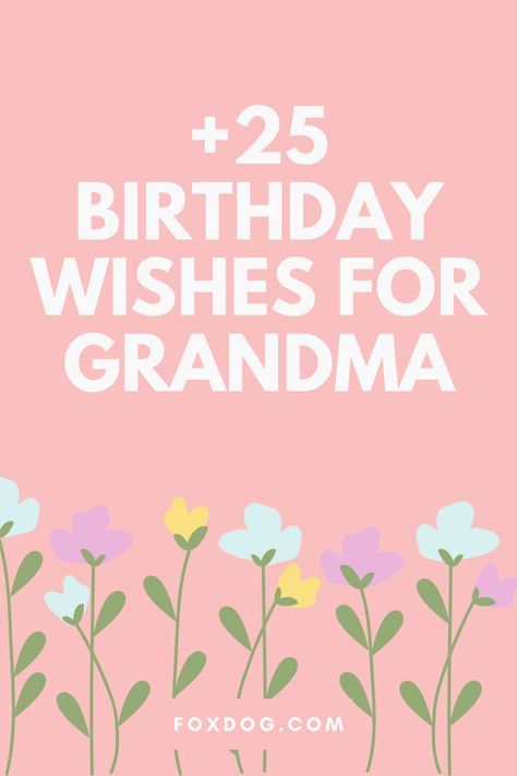 If you're lucky enough to have a grandmother or two in your life, she deserves an extra-special treat on her birthday. #birthdaywishes #messages #wishes #birthday #grandma #hbd #happybirthday Birthday Sayings For Grandma, Grandmas Birthday Quotes, Happy Birthday Wishes Grandma, Funny Grandma Birthday Cards, Birthday Card To Grandma, Birthday Message For Grandmother, Grandmother Birthday Quotes, Poem For Grandma Birthday, Birthday Message For Grandma