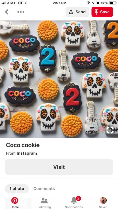 Movie Cookies, Coco Cookies, Coco Movie, 2 Birthday, Icing Cookies, Royal Icing Cookies, Custom Cookies, Royal Icing, 4th Birthday