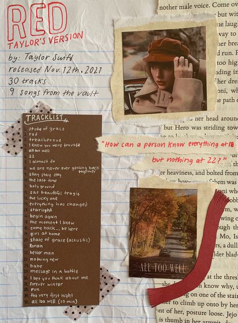 Taylor Swift Scrapbook Ideas, Music Journal Aesthetic, Taylor Scrapbook, Taylor Swift Journal Ideas, Music Journal Ideas, Taylor Swift Scrapbook, Song Journal, Music Journal, Bulletin Journal Ideas