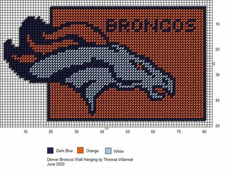 Football Canvas, Chicago Bears Logo, Crochet Blanket Pattern Easy, Blue Orange White, Football Love, Canvas Wall Hanging, Plastic Canvas Patterns Free, Cool Sports Cars, Plastic Canvas Crafts