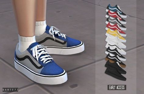 Darte77 – Shoes, Shoes for males : Vans Old Skool Available for download at Darte77 Download Sims 4 Maxis Match Shoes Male, Sims 4 Must Have Cc, Mods The Sims 4, Sims 4 Men Clothing, Sims 4 Male Clothes, Cc Folder, Sims 4 Cc Kids Clothing, The Sims 4 Pc, Cc Shoes