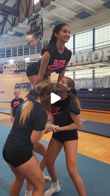 D ELITE - CANT BE BEAT 💪 on Instagram: "@rp_varsity_cheer Training ELITE on another run back to States🚀💪

3..2..1.. ROCKETS are BLASTING OFF!!!
...
...
...
#BestSummerYet 
•
•
#Elitecantbebeat 
#Cheerleading 
#Cheer 
#Stunt 
#explorepage
#Work
#HardWork 
#Stunting 
#Tumbling 
#ElitePerformance 
#Technique 
#StuntCamps 
#Camp 
#Cheerleader 
#Hustle 
#Grind 
#ELITE 
#workout 
#workhard 
#mindset 
#motivated 
#motivation
#determination 
#explore 
#explore
#Cheercamp" Level 1 Cheer Stunts, Easy Cheer Stunts, Cheer Training, Cool Cheer Stunts, Varsity Cheer, Cheer Camp, Cheer Stunts, Running Back, Tumbling