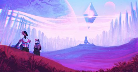 No Mans Sky, Ice Planet, Sky Man, No Man's Sky, Creative Stuff, Sky Art, Game Ui, Art Digital, Landscape Paintings