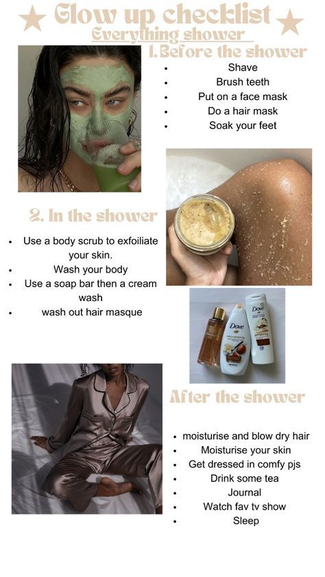 How To Have A Good Shower Routine, Skincare Do And Donts, Body Care Routine Aesthetic, How To Have Healthy Skin, How To Have Clean Skin, Everything Shower Routine Steps List, How To Have Glowing Skin, Girl Tips Hygiene, Doing Skincare