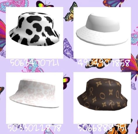 Roblox bucket hate codes! Accessory Codes, Bloxburg Clothes, Bloxburg Outfits, Brown Hair Roblox, Clothing Codes, Blocksburg Outfit Codes￼, Roblox Decals, Bloxburg Codes, Code Wallpaper