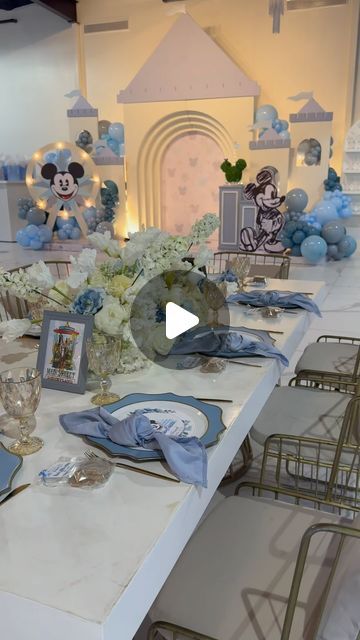 La Condesa Event Center on Instagram: "A magical baby shower 💙✨

#disneyland #disneybabyshower #babyland" Disney World Baby Shower Ideas, Cinderella Baby Shower Ideas, Disney Baby Shower Themes, Work Baby Showers, Disney Baby Shower, Event Center, Baby Disney, Baby Shower Themes, Shower Ideas