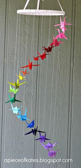 Paper crane instructions