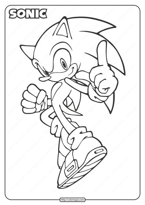 Sonic the Hedgehog is Sega‘s mascot and the eponymous protagonist of the Sonic the Hedgehog series. #free #printable #sega #sonic #hedgehog #drawing #coloring #coloringpage #outline #pdf Sonic The Hedgehog Coloring, Coloring Pictures Of Animals, Sonic Coloring Pages, Sonic Coloring, Hedgehog Colors, Colouring Pictures, Sonic Hedgehog, Kids Colouring, Rose Coloring Pages