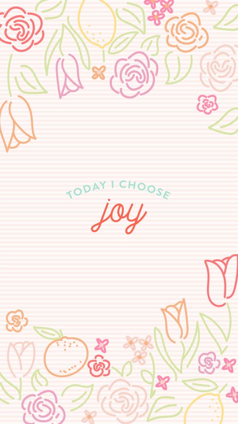 Choose Joy Wallpaper, Joy Wallpaper, Today I Choose Joy, Pillow Ideas, Choose Joy, Pink Iphone, Choose Me, Iphone Wallpaper, Wallpapers