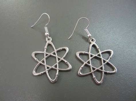 Chemistry Earrings, Atom Earrings, Orbital Earrings, Laboratory Humor, Science Earrings, Chemistry Jewelry, Outfit Swag, Science Geek, Medical Laboratory