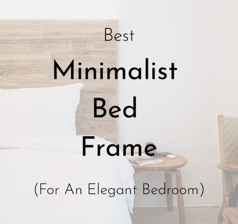 10 Amazing Minimalist Bed Frame Ideas in 2023 (Buying Guide) Wooden Bedframe Ideas, Minimalist Bed Frames, Bed Frame Ideas, Bed Without Storage, Japanese Style Bed, Minimalist Bed Frame, Low Platform Bed, Simple Bed Frame, Simple Headboard