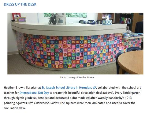 School Library Circulation Desk Ideas, Circulation Desk Makeover, Circulation Desk Library, Library Circulation Desk Decorations, Librarian Desk Decor, Circulation Desk Decor, Library Circulation Desk Ideas, Library Circulation Desk, Circulation Desk