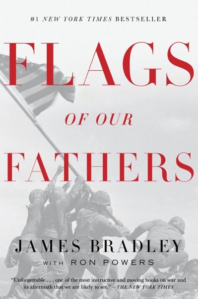 Flags of Our Fathers #1NEW YORK TIMESBESTSELLER This is the true story behind the immortal photograph that has come to symbolize the courage and indomitable will of America In this unforgettable chronicle of perhaps the most famous moment in American military history James Bradley has captured the glory the triumph the heartbreak and the legacy of the six men who raised the flag at Iwo Jima. Here is the true story behind the immortal photograph that has come to symbolize the courage and indomita James Bradley, Flags Of Our Fathers, John Bradley, Moving Books, American Military History, Iwo Jima, Bradley James, Book Community, Real Hero