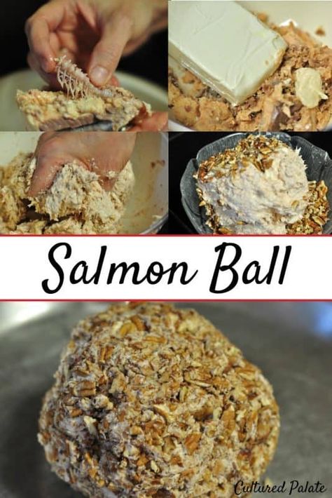 Best Ever Salmon Recipe, Salmon Ball, Best Salmon Recipe, Salmon Appetizer, Cheese Spreads, Cream Cheese Ball, Potato Appetizers, Dinner Buffet, Recipe Salmon