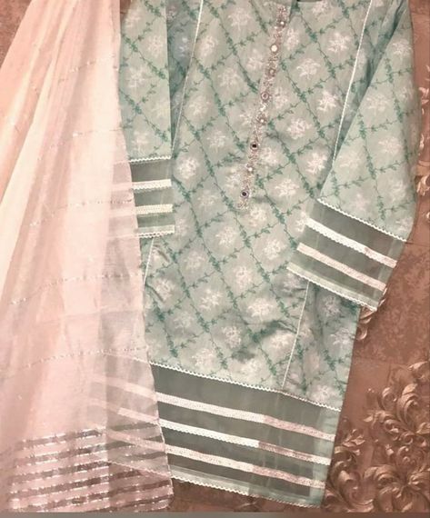 Daman Design With Organza, Pakistani Dresses Party Wear, Style Outfits Summer, Dress Design Pakistani, Pakistani Dresses Party, Party Wear Casual, Summer Vibes Aesthetic, Simple Dress Casual, Lace Dress Design