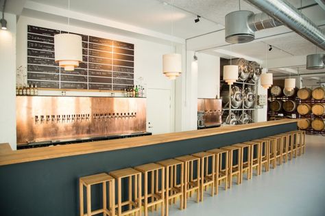 Brewery Interior, Brewery Bar, Brewery Design, Copenhagen City, Wit And Delight, Brew Pub, Luxury Boutique Hotel, Craft Brewery, Beer Bar