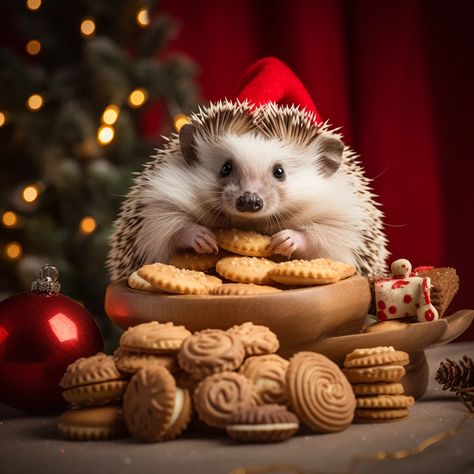 Get ready for a quill-tastic Christmas adventure! These hedgehog holiday scenes are filled with adorable moments that capture the spirit of the season. Pin and spread the festive fun! 🦔🎁 #QuillTasticChristmas #HolidayAdventures #ChristmasFun Dog Christmas Photos, Hedgehog Christmas, Chin Length, Dog Christmas, Hedgehogs, Length Hair, Christmas Dog, Christmas Photos, The Spirit