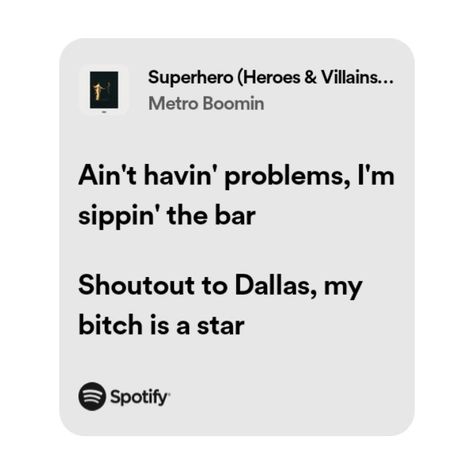 Metro Boomin Lyrics, Metro Boomin, Spotify Lyrics, Shout Out, Songs, Wall, Quick Saves