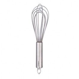 There are a number of non-stick whisks on the market, but this one has the silicone wrapped around stainless steel wire, so it’s both strong and flexible--the perfect combination to really bring  a sauce together while protecting the pan.  It’s so clever, it’s patented in 3 countries, with more pending. Balloon Whisk, Small Balloons, Kitchenware Shop, Whisks, Stainless Steel Dishwasher, Pancake Batter, Stainless Steel Tubing, Nonstick Cookware, Stainless Steel Wire