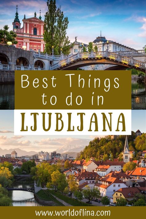 Ljubljana Slovenia Things To Do, Things To Do In Ljubljana, Visit Slovenia, Slovenia Travel, Balkans Travel, Ljubljana Slovenia, Capital Cities, Cities In Europe, Croatia Travel