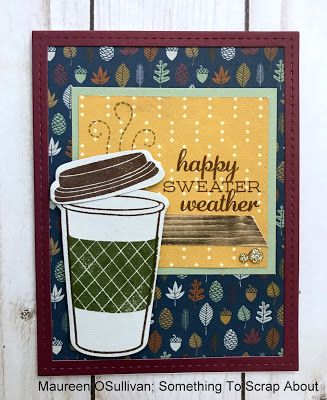 Happy Pumpkin Spice Season, Pumpkin Images, Fun Cards, Winter Coffee, Coffee Cards, Ctmh Cards, Pumpkin Spice Season, Fall Drinks, Thanksgiving Cards