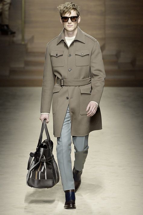 Salvatore Ferragamo Men's Fall 2014 Winter Dresses With Boots, Jean Shirt Men, Fall Menswear, Giorgio Morandi, Men Fashion Week, Morandi Color, Virtual Wardrobe, Salvatore Ferragamo Men, Stylish Man